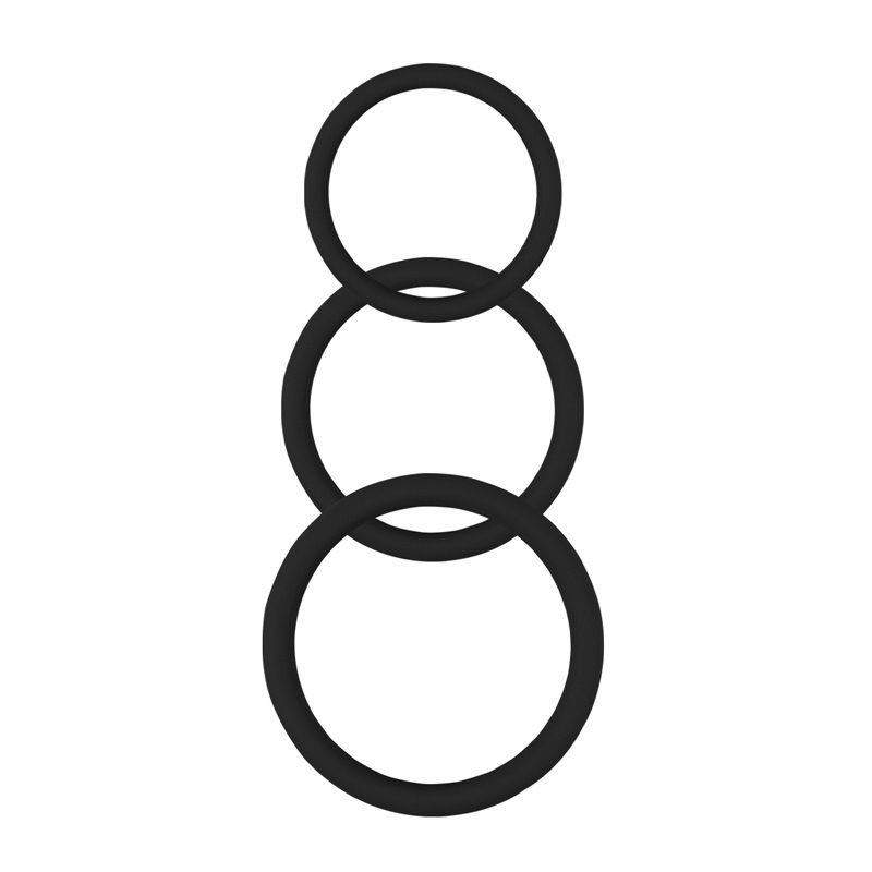 Chisa Magnum Force 3 Cock Ring - Black