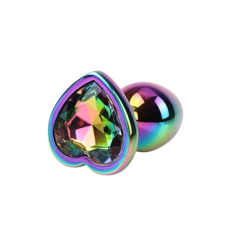 Chisa Heart Metal Plug M - Rainbow