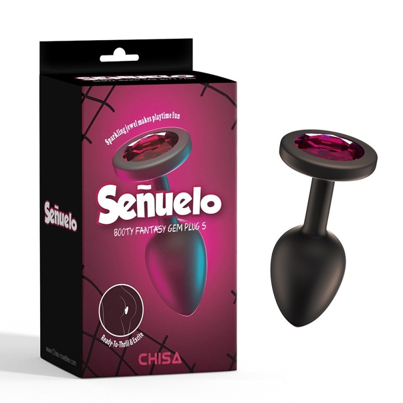 Chisa Booty Fantasy Gem Plug S - Black