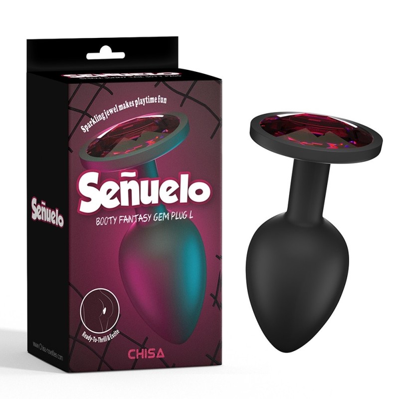 Chisa Booty Fantasy Gem Plug S - Black