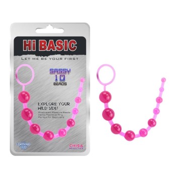 Chisa Sassy Anal Beads - Pink