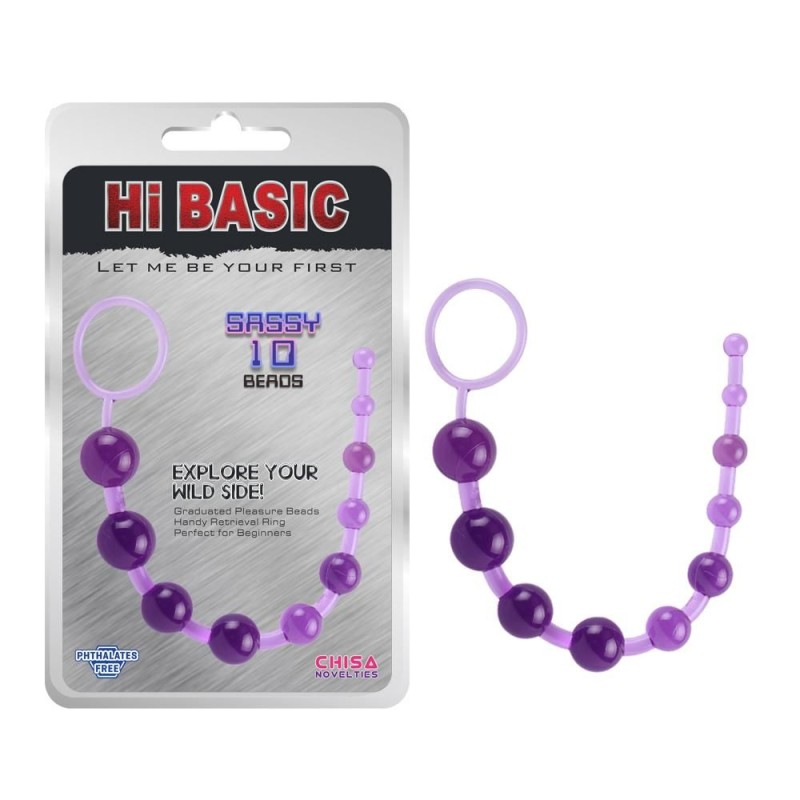 Chisa Sassy Anal Beads - Pink