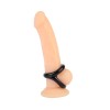 Chisa Dual Pleasure Ring - Black