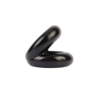 Chisa Dual Pleasure Ring - Black