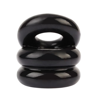 Chisa Dual Pleasure Plus Ring - Black