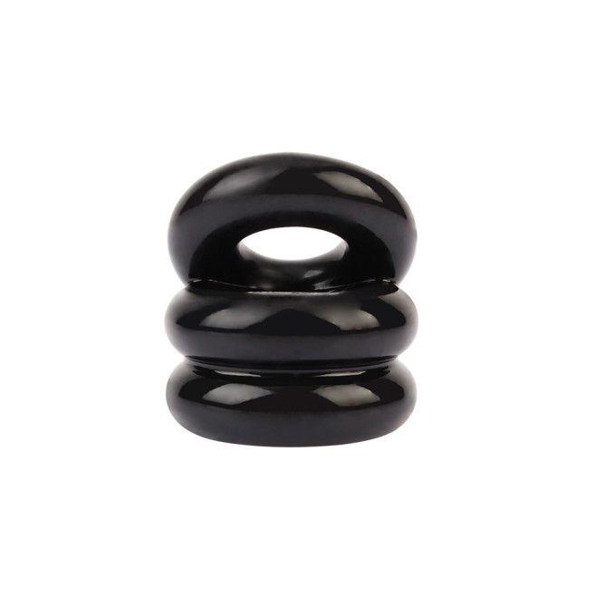 Chisa Dual Pleasure Plus Ring - Black