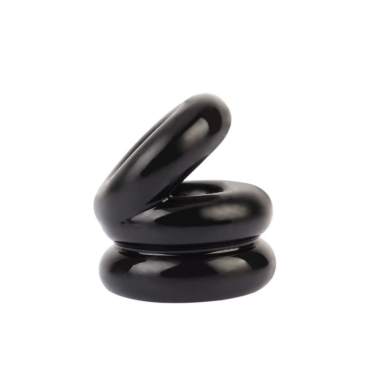 Chisa Dual Pleasure Plus Ring - Black
