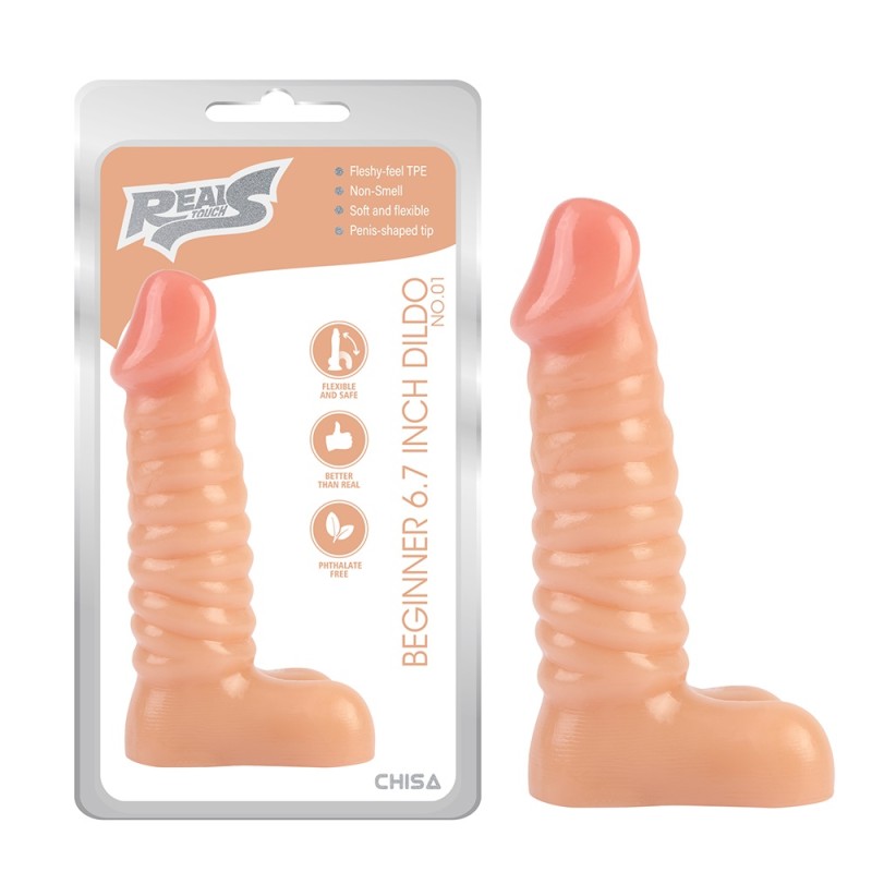 Chisa 6.7" Beginner #1 Dildo - Flesh