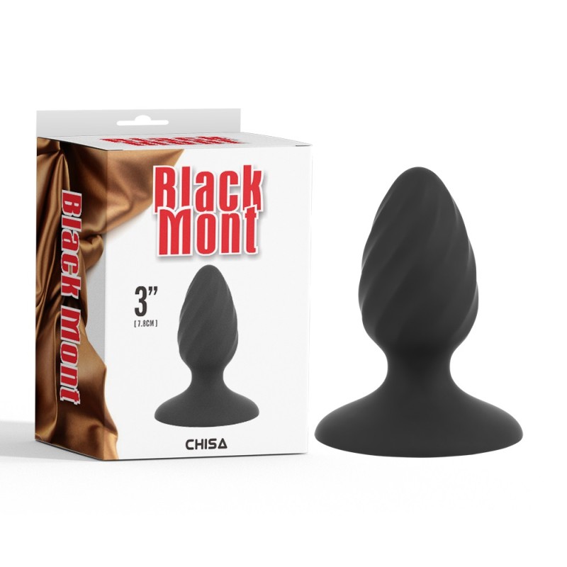 Chisa 3'' Control Stuffer Plug - Black