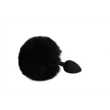 Chisa Bunny Tail Butt Plug - Black
