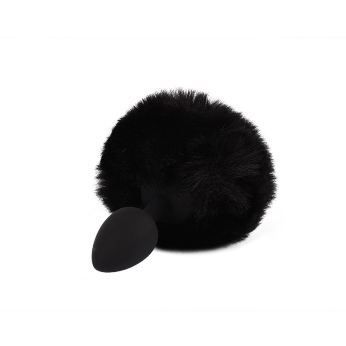 Chisa Bunny Tail Butt Plug - Black