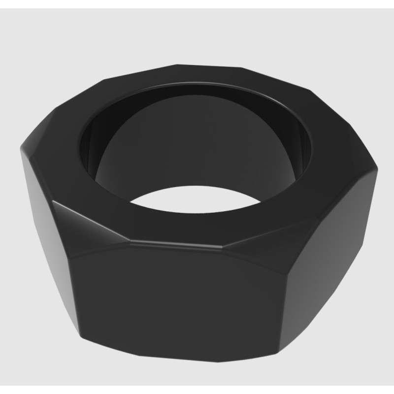 Chisa Nust Bolts Cock Ring - Clear