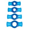 Doc Johnson TitanMen Cock Ring Set - Blue