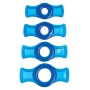 Doc Johnson TitanMen Cock Ring Set - Blue