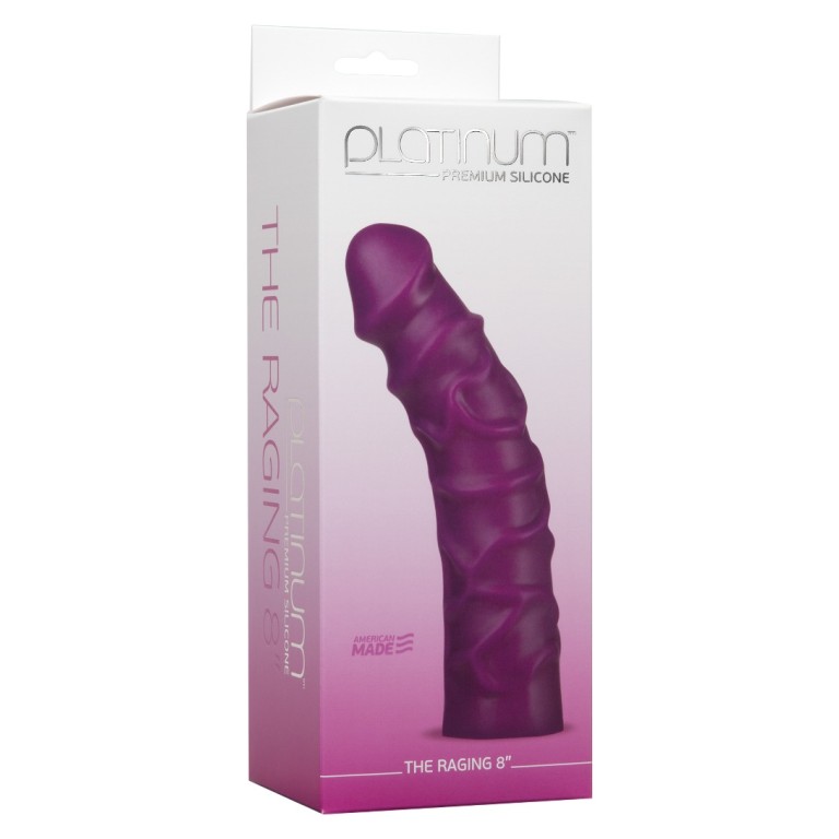 Doc Johnson The Raging 8" Dildo - Purple