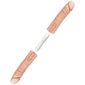 Doc Johnson 16" Double Dildo - Vanilla