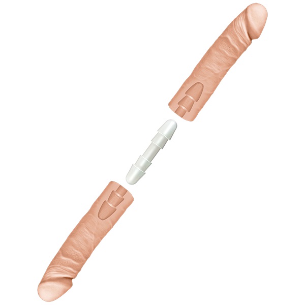 Doc Johnson 16" Double Dildo - Vanilla