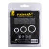 Fleshlight FleshBands Rings 3 pcs - Black