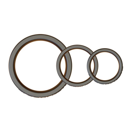 Fleshlight FleshBands Rings 3 pcs - Black