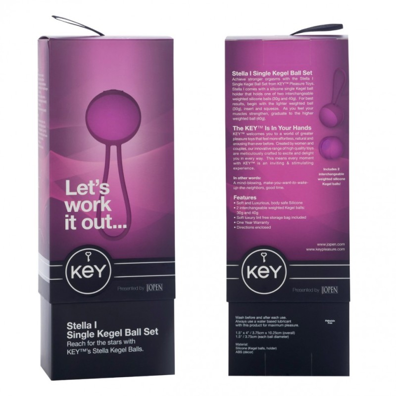 Key Stella I Kegel Exercise Ball - Pink