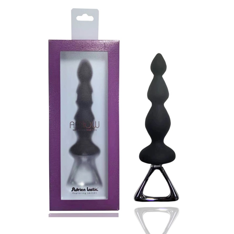 Adrien Lastic Arrow Anal Beads - Black