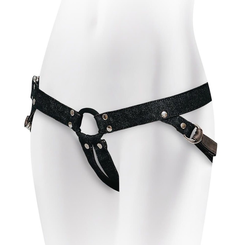 Adrien Lastic Strap-On Harness - Black