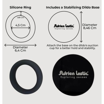 Adrien Lastic Strap-On Harness - Black