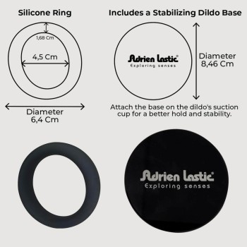 Adrien Lastic Strap-On Harness - Black