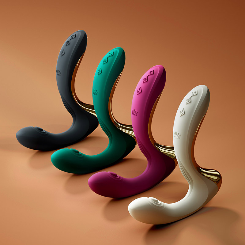 Zalo Talis G-Spot PulseWave Vibrator - Turquoise Green