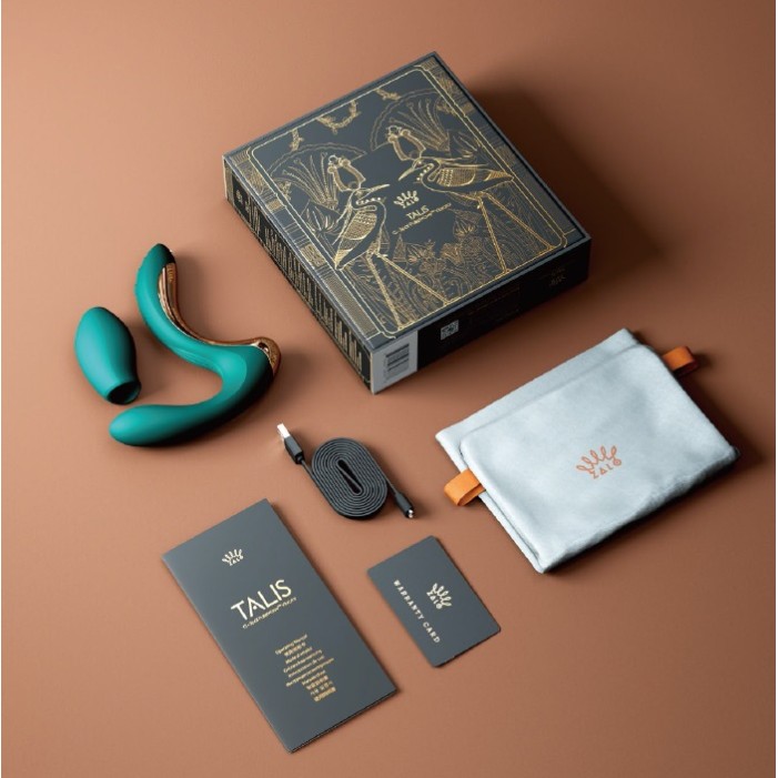 Zalo Talis G-Spot PulseWave Vibrator - Turquoise Green