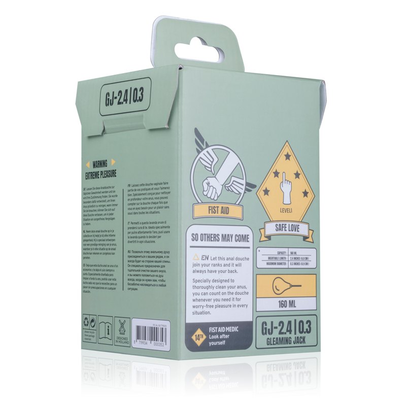 BUTTR Gleaming Jack Anal Douche - Black