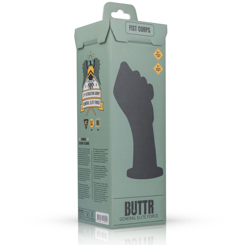 BUTTR Fist Corps Dildo - Black