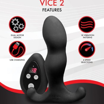 Aneros Vice 2 Vibro Prostate Massager - Black