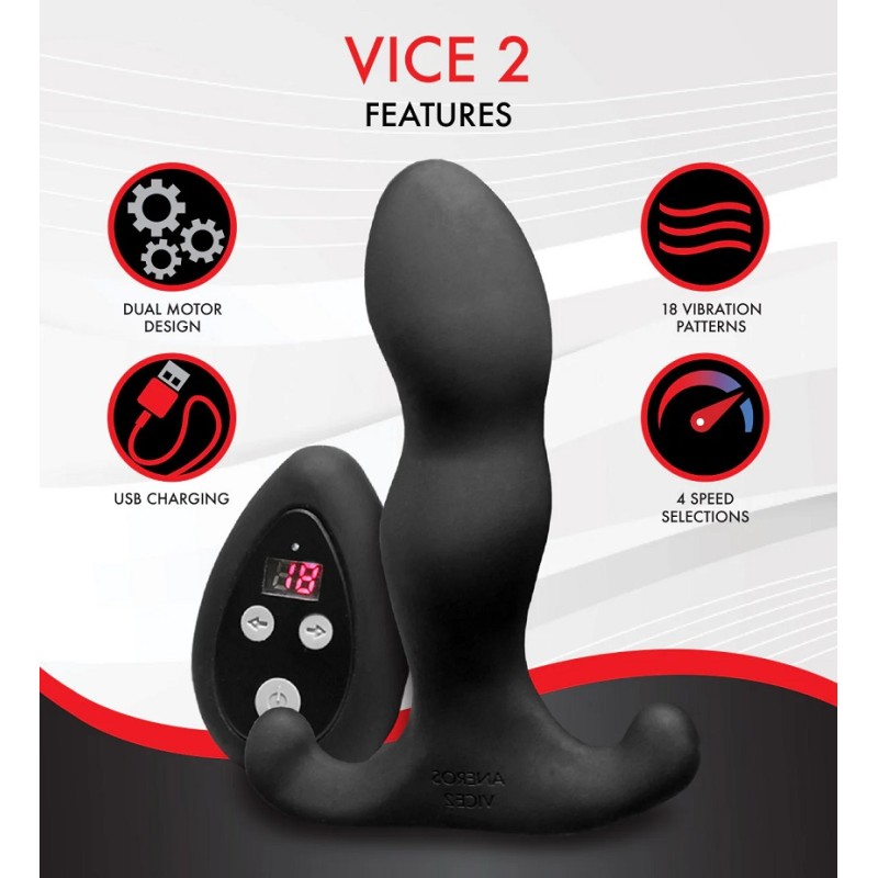 Aneros Vice 2 Vibro Prostate Massager - Black