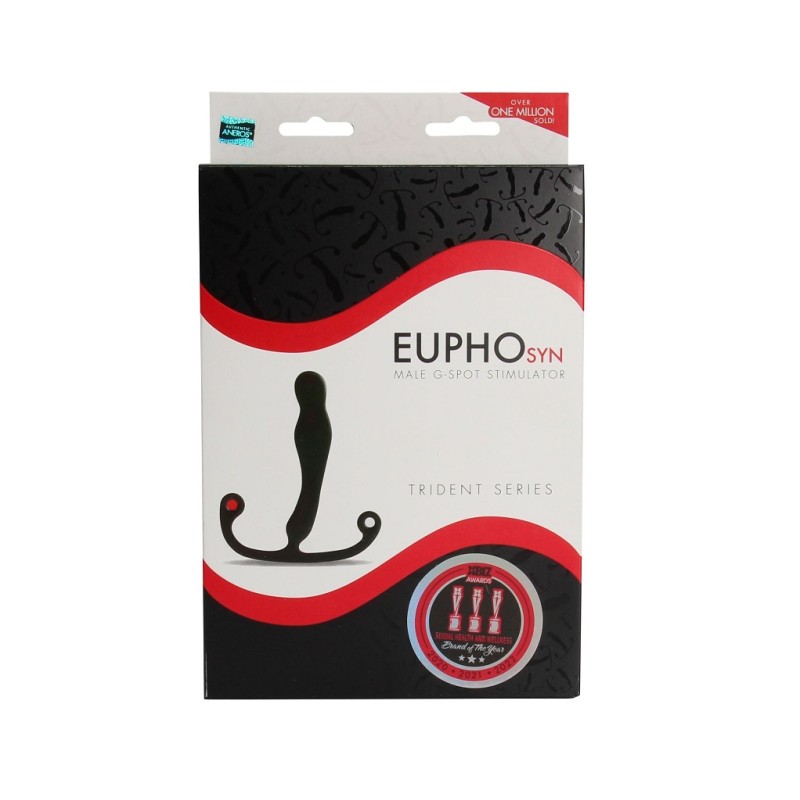 Aneros Eupho Syn Trident Prostate Massager - Black