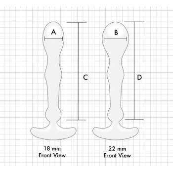 Aneros Peridise Set 2pcs Plugs - White