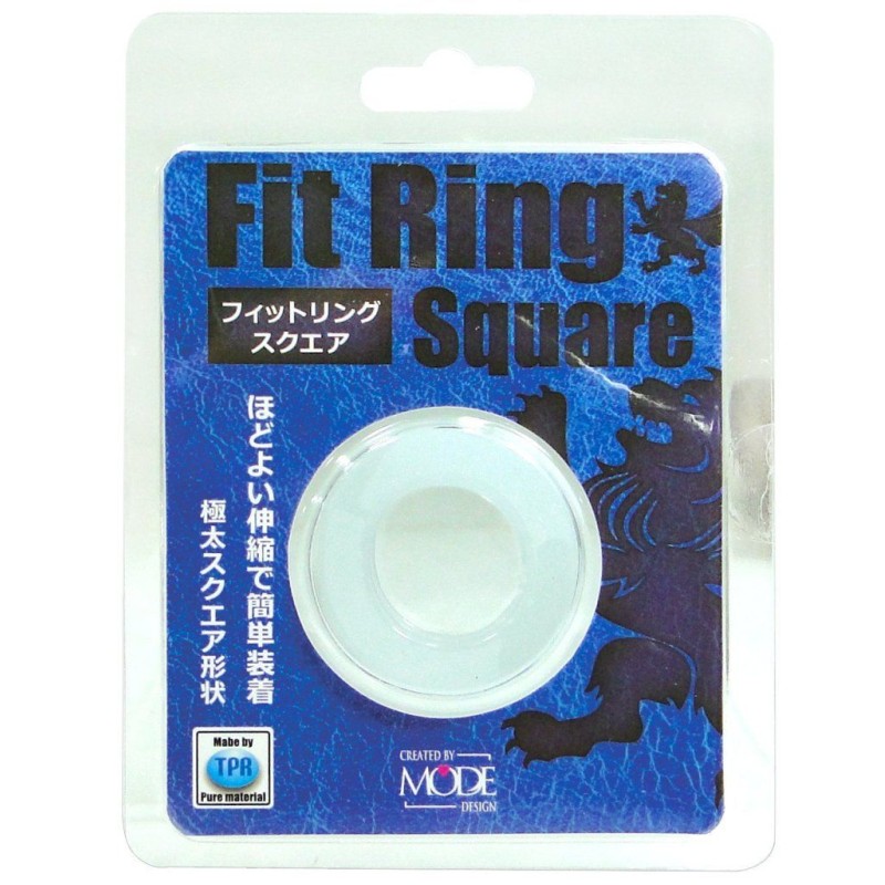 Mode Design Fit Ring - Square - Milky White