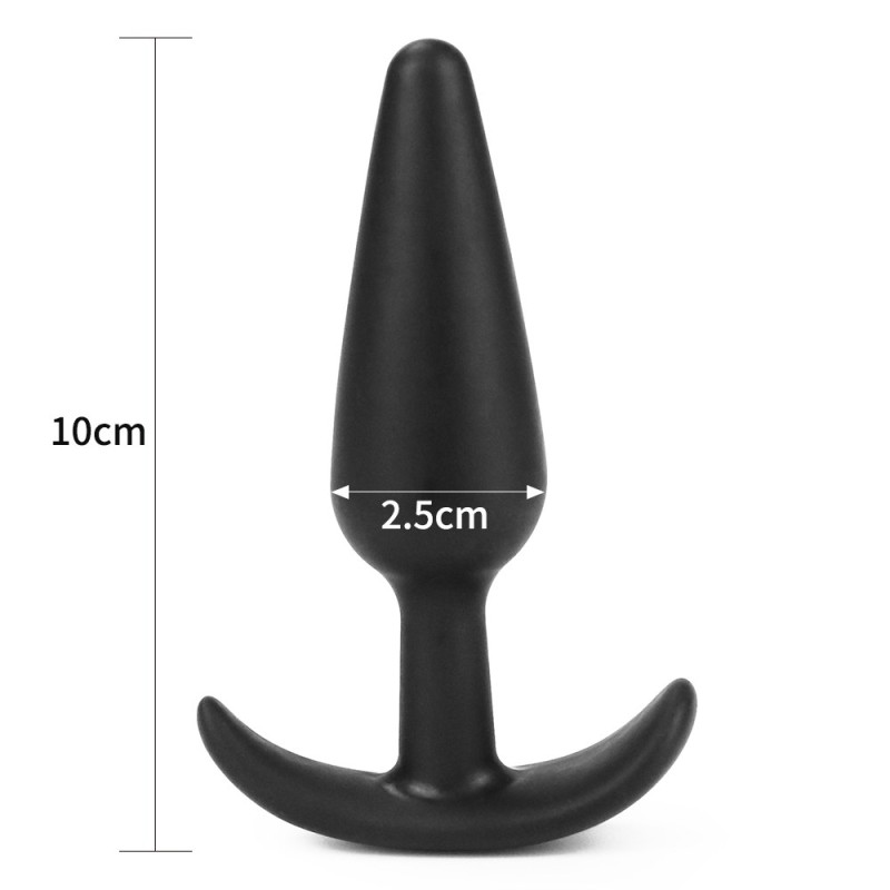 Lovetoy Lure Me Classic Anal Plug S - Black