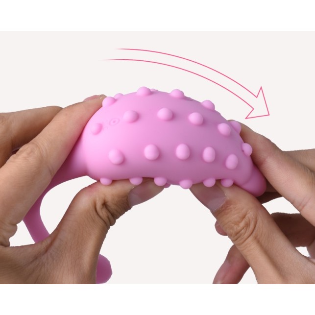 FAAK Steel Toothed Wolf Vibro Plug - Pink