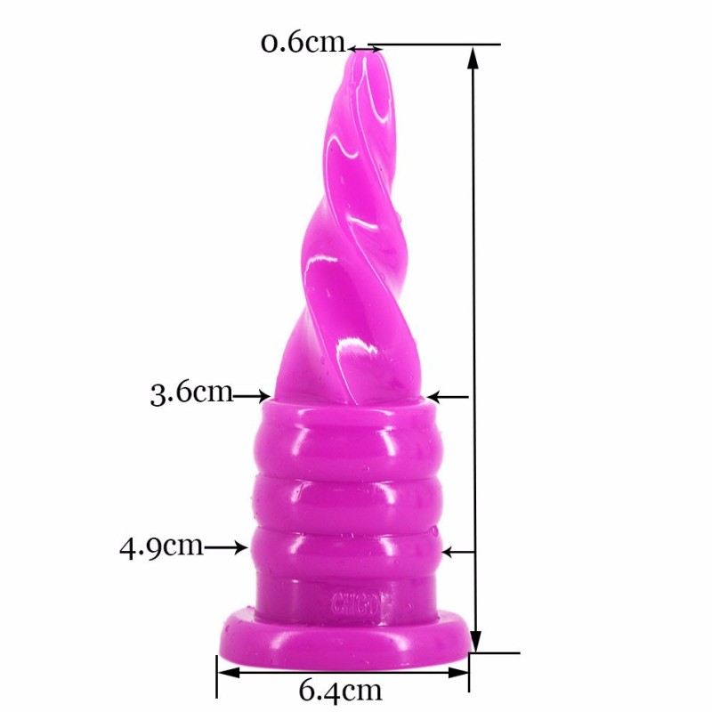 FAAK Icecream Anal Plug - Purple