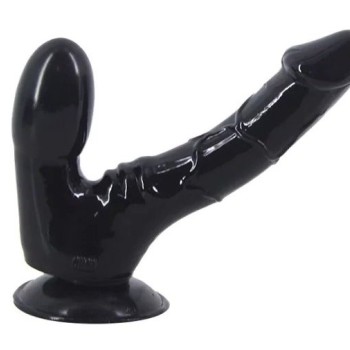 FAAK Dildo w Butt Plug - Black
