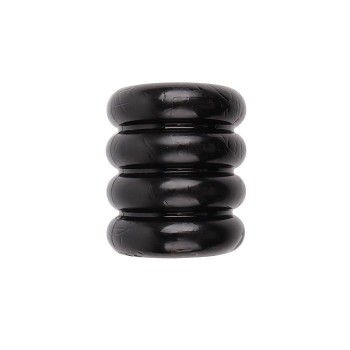 Chisa Quad-play Cock Ring - Black