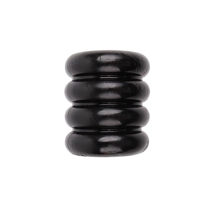 Chisa Quad-play Cock Ring - Black