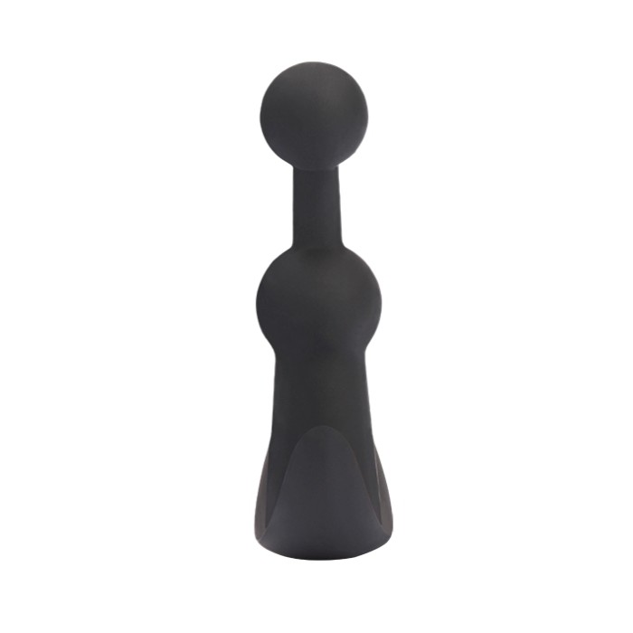 Chisa Playful Beaded Anal Vibe - Black