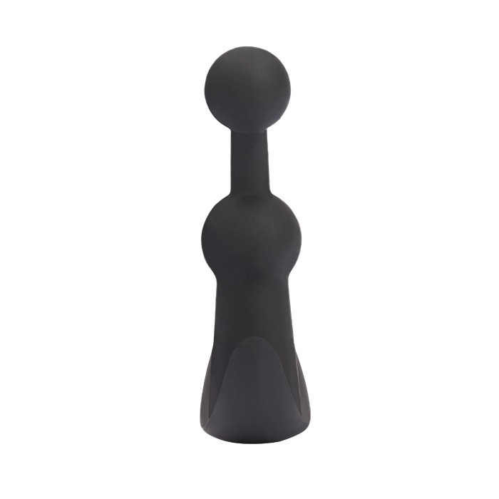 Chisa Playful Beaded Anal Vibe - Black