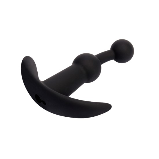 Chisa Playful Beaded Anal Vibe - Black