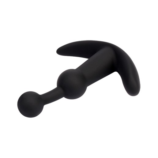 Chisa Playful Beaded Anal Vibe - Black