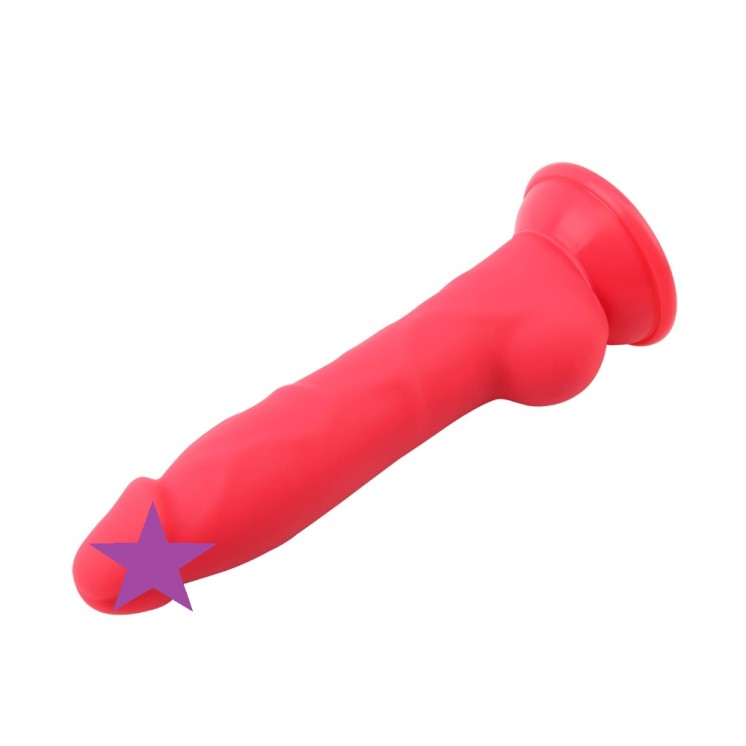 Chisa C-Block Dildo - Red