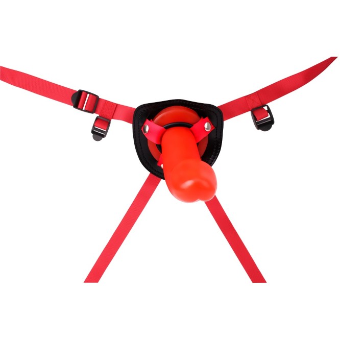 Chisa Thumper Strap-On - Red