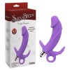 Chisa Triple Targets Vibro Plug - Purple